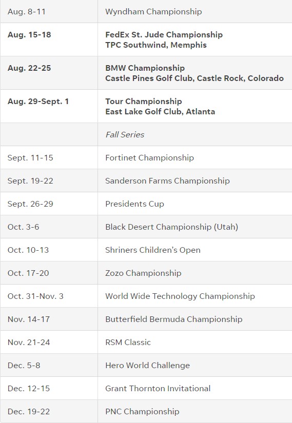 2024 PGA Tour Schedule Changes - Betsperts Golf