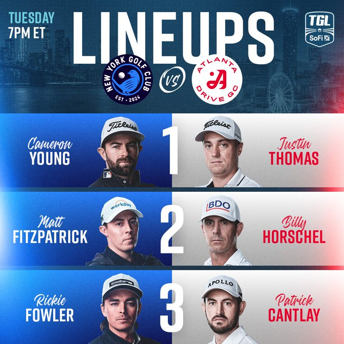 TGL Preview: Betting on Atlanta Drive vs New York GC